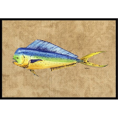 24 X 36 In. Dolphin Mahi Mahi Indoor Or Outdoor Mat